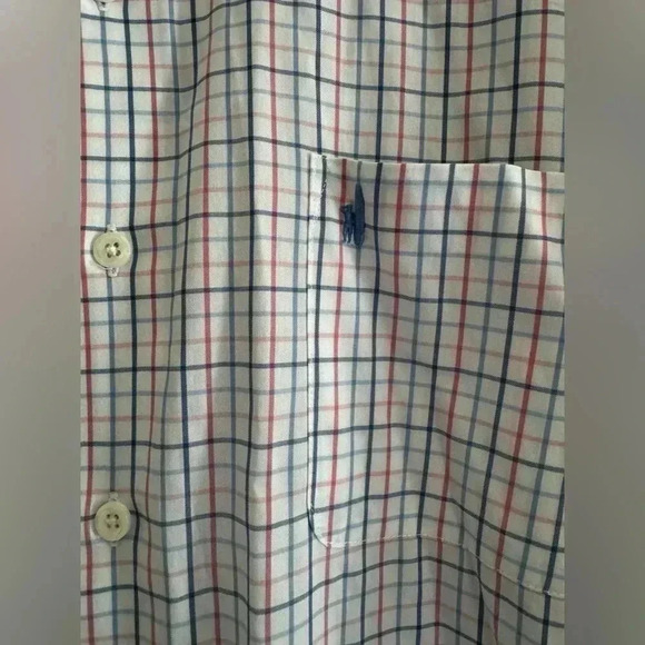 Johnnie O Men’s  Multicolor Plaid Button Down Shirt Size L - Picture 2 of 12